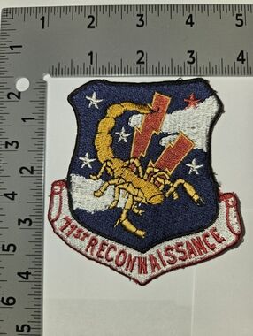 Polo Ralph Lauren Military Scorpion Patch - Navy, Gold & Red Embroidered